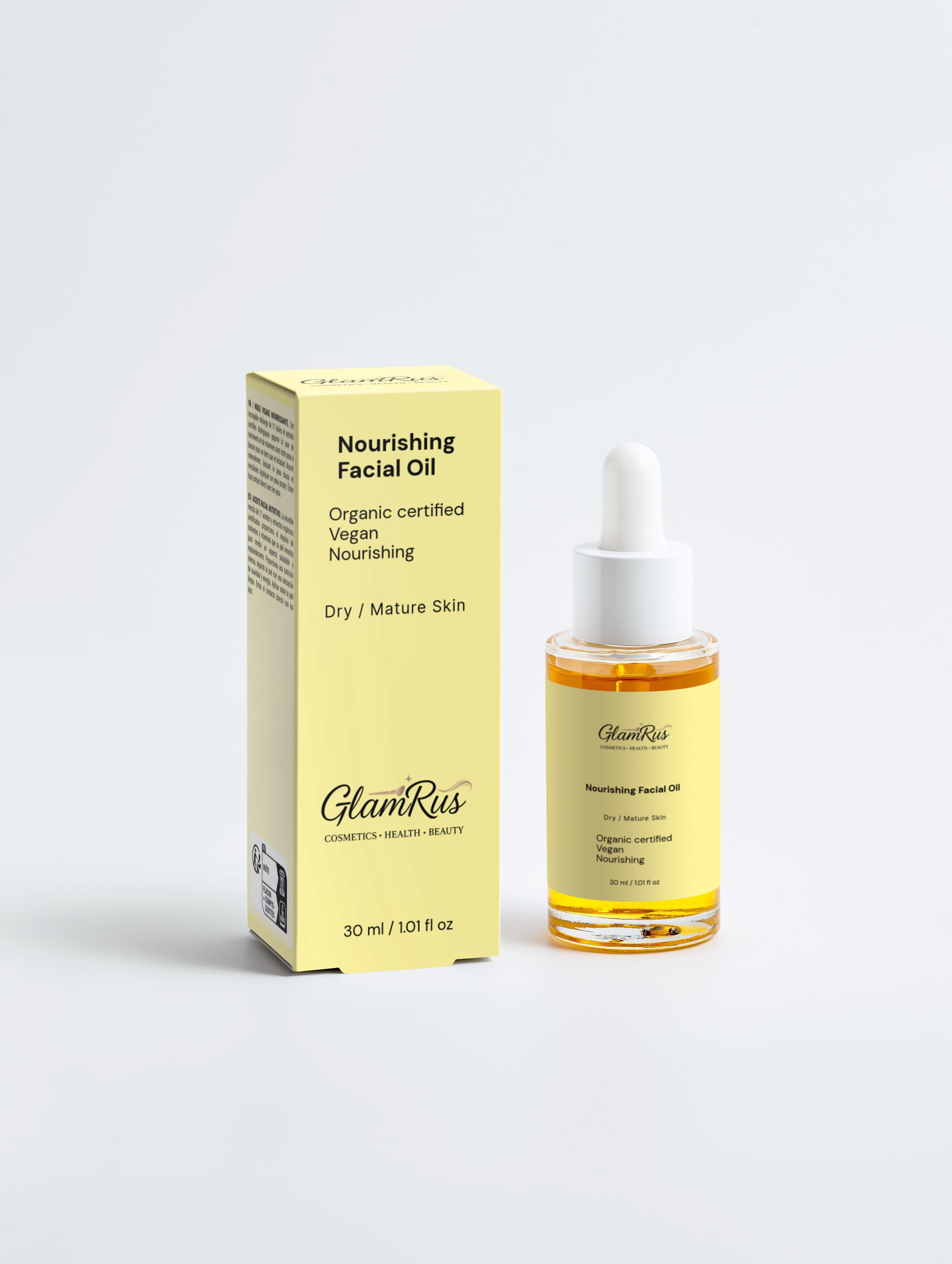 Glamrus Nourishing Facial Oil 30 ml / 1.01 fl oz