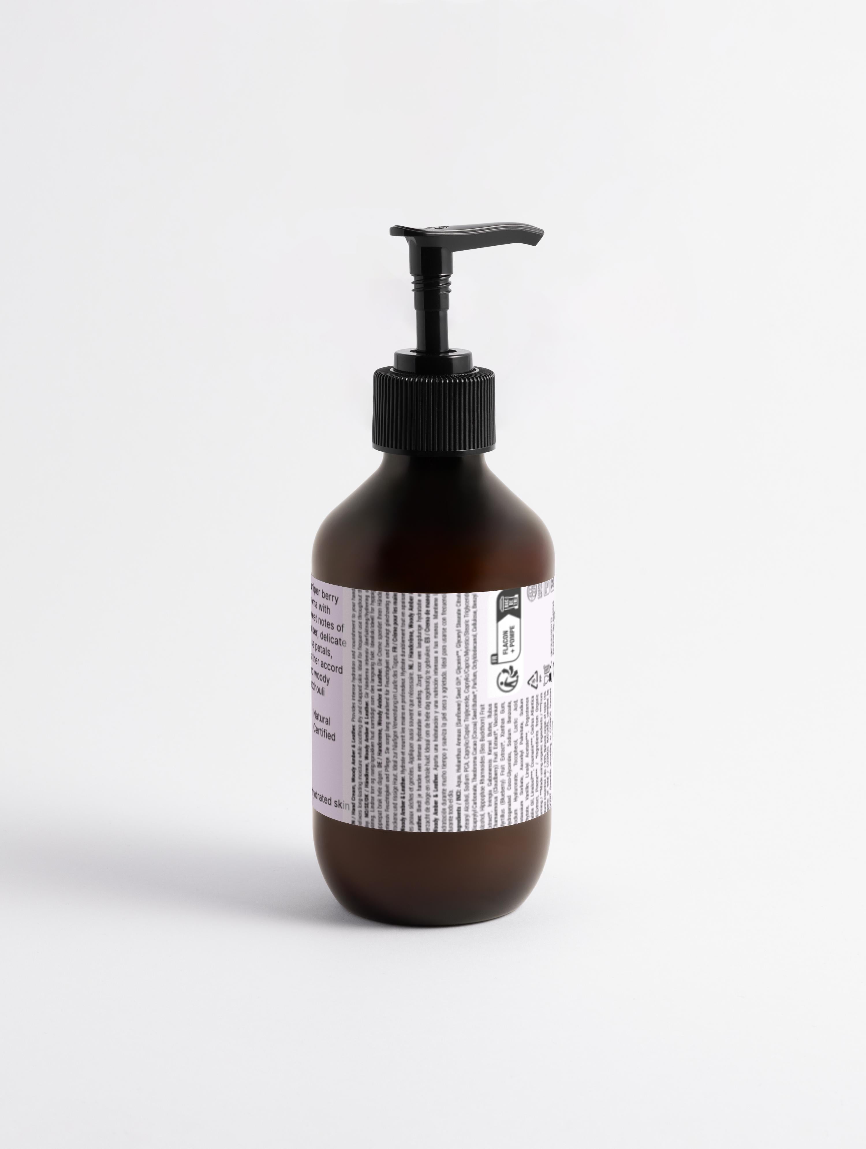 Glamrus Silk Skin Hand Cream, Woody Amber & Leather 270 ml / 9.13 fl oz