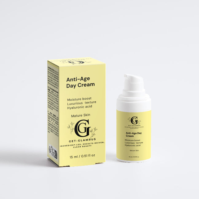 Anti-Age Day Cream - Hyaluronic Acid Moisturiser for Mature Skin 15ml
