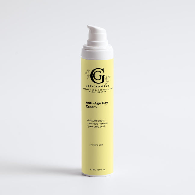 Anti-Age Day Cream - Hyaluronic Acid Moisturiser for Mature Skin 50ml (White Bottle)