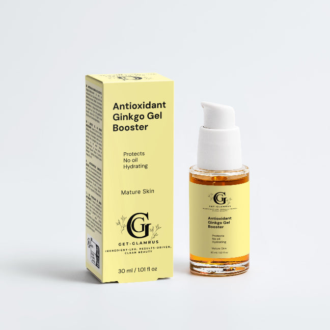 Antioxidant Ginkgo Gel Booster - Hydrating Face Serum (White Pump Bottle)
