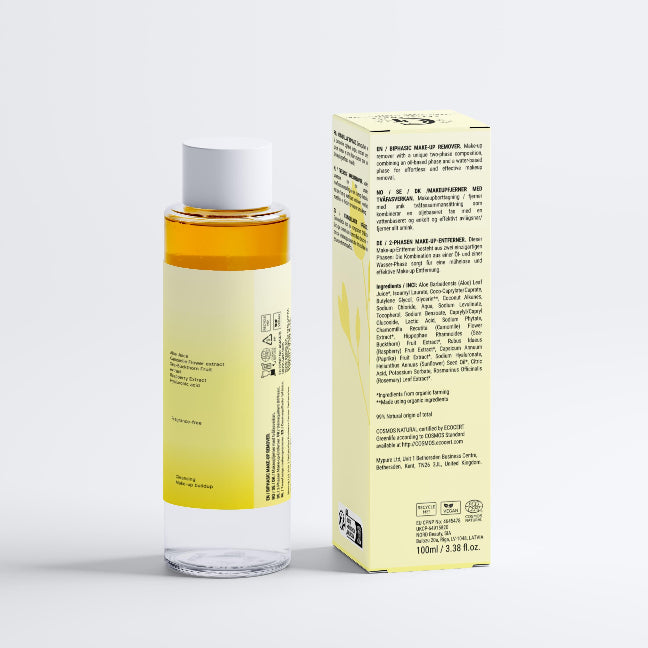 BiPhasic Make-up Remover Fragrance Free - Gentle Hyaluronic Acid Cleanser