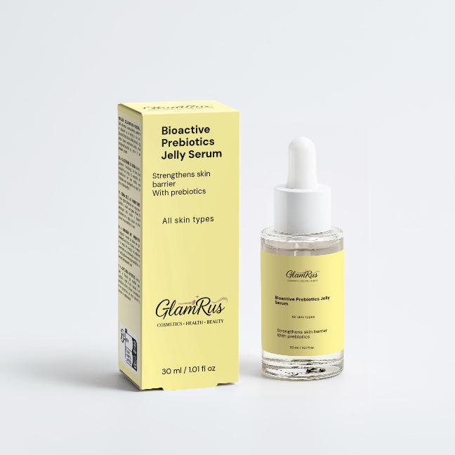 Bioactive Prebiotics Jelly Serum - Hyaluronic Acid Face Serum 30ml (White Dropper Bottle)