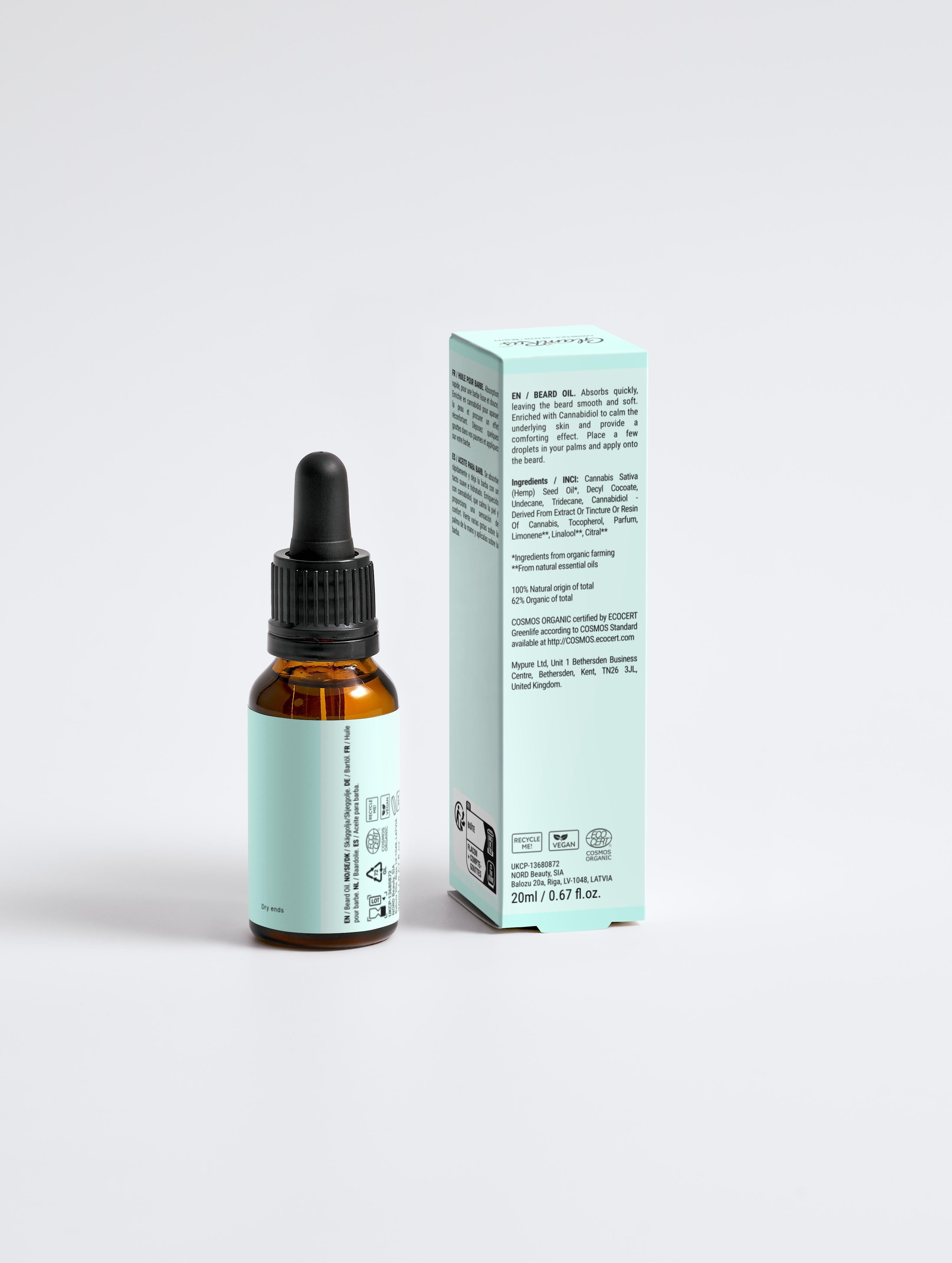 Glamrus Softening Beard Oil 20 ml / 0.68 fl oz