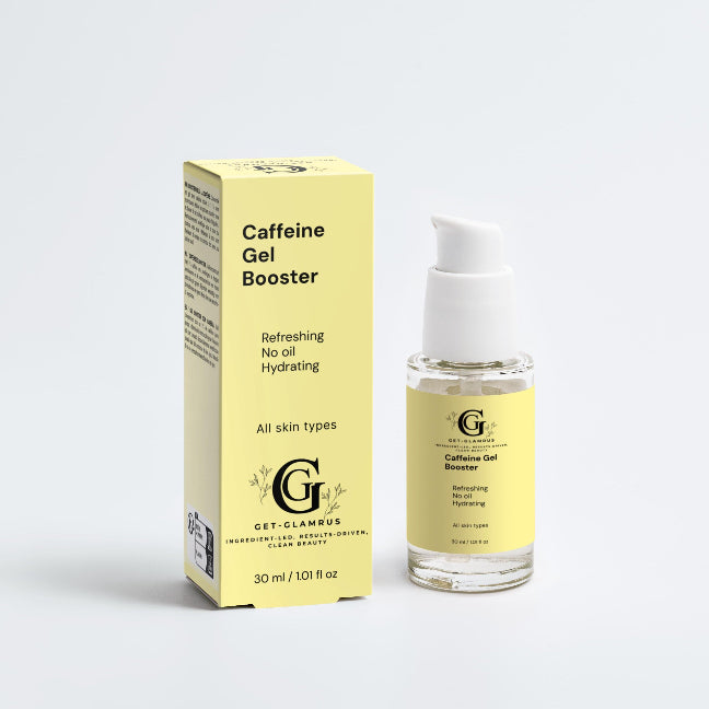 Caffeine Gel Booster 30ml Pump Bottle | Under-Eye Fatigue & Anti-Aging Serum (Pump Bottle)