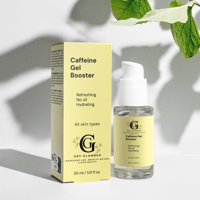 Caffeine Gel Booster 30ml Pump Bottle | Under-Eye Fatigue & Anti-Aging Serum (Pump Bottle)