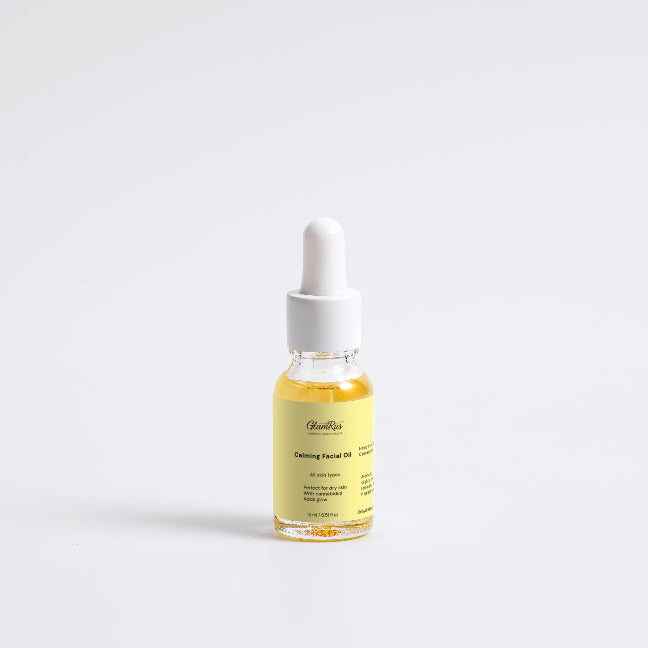 Calming Facial Oil 15 ml / 0.51 fl oz (Clear Bottle)