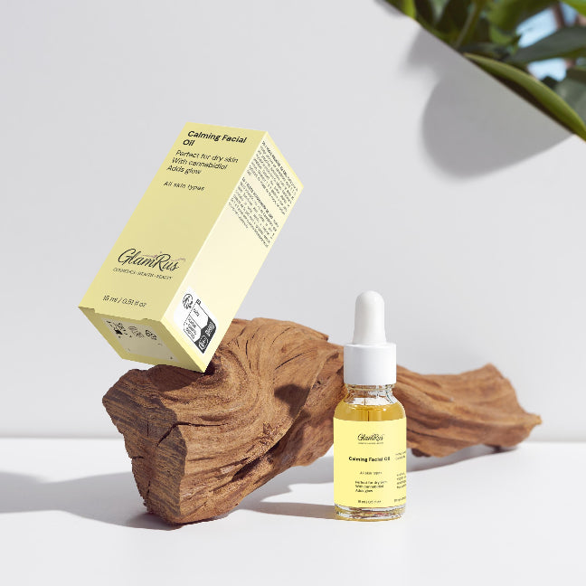 Calming Facial Oil 15 ml / 0.51 fl oz (Clear Bottle)