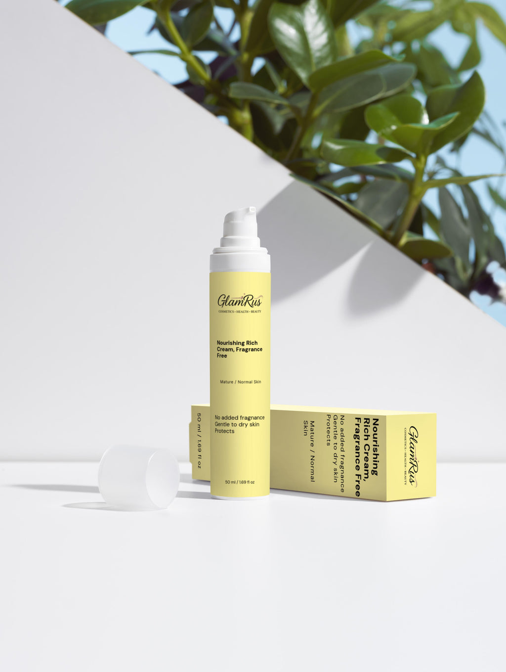 Glamrus Nourishing Rich Cream, Fragrance Free 50 ml / 1.69 fl oz