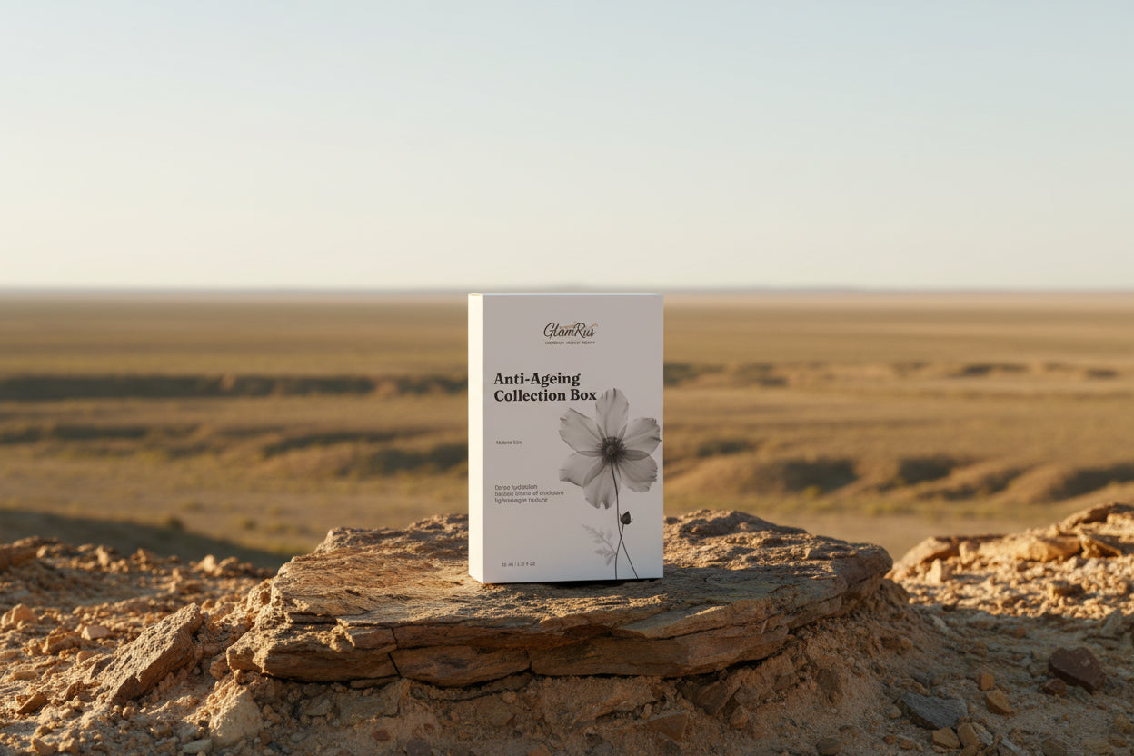 Glamrus Anti-Ageing Collection Box - 3 Product Set for Mature Skin