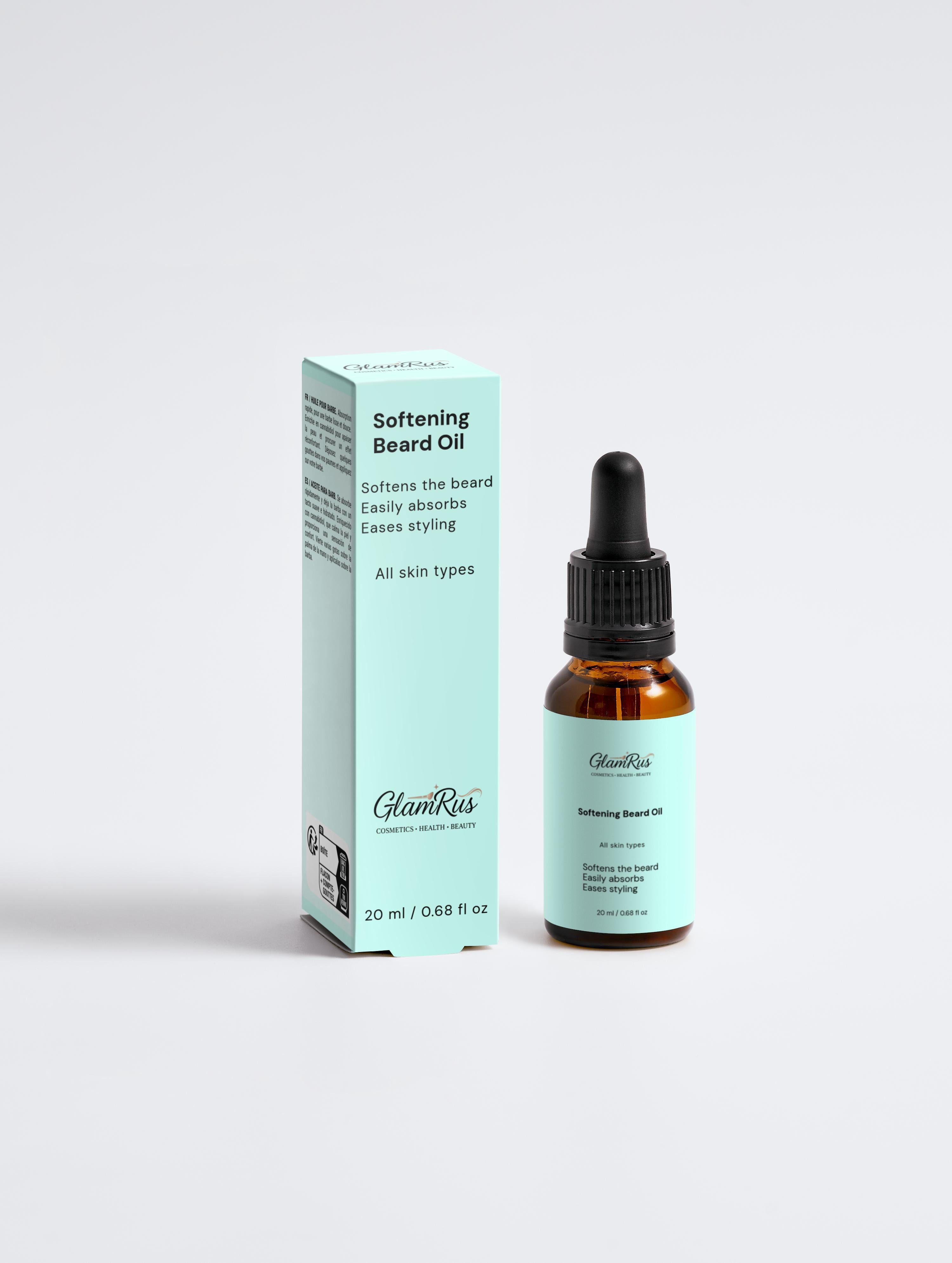 Glamrus Softening Beard Oil 20 ml / 0.68 fl oz