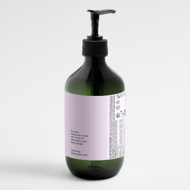 Hand & Body Wash, Ginger & Smoky Cardamom (Green Boston) 490 ml / 16.57 fl oz