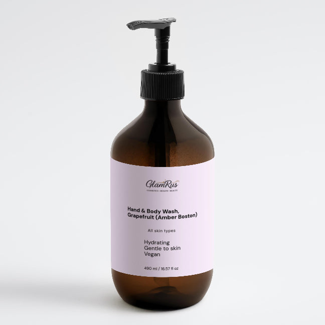 Hand & Body Wash, Grapefruit (Amber Boston) 490 ml / 16.57 fl oz
