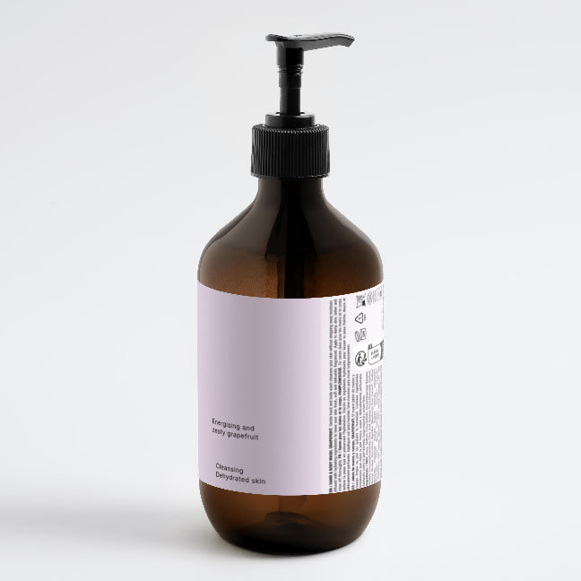 Hand & Body Wash, Grapefruit (Amber Boston) 490 ml / 16.57 fl oz