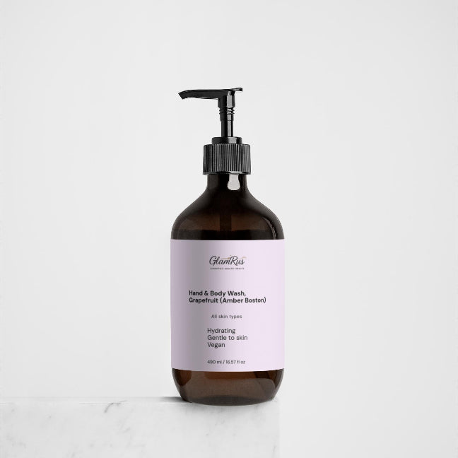Hand & Body Wash, Grapefruit (Amber Boston) 490 ml / 16.57 fl oz