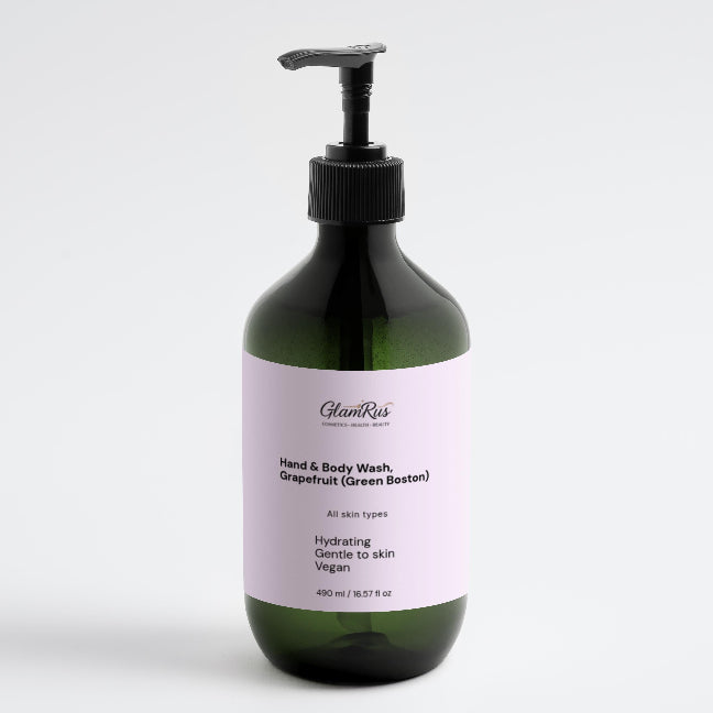 Hand & Body Wash, Grapefruit (Green Boston) 490 ml / 16.57 fl oz