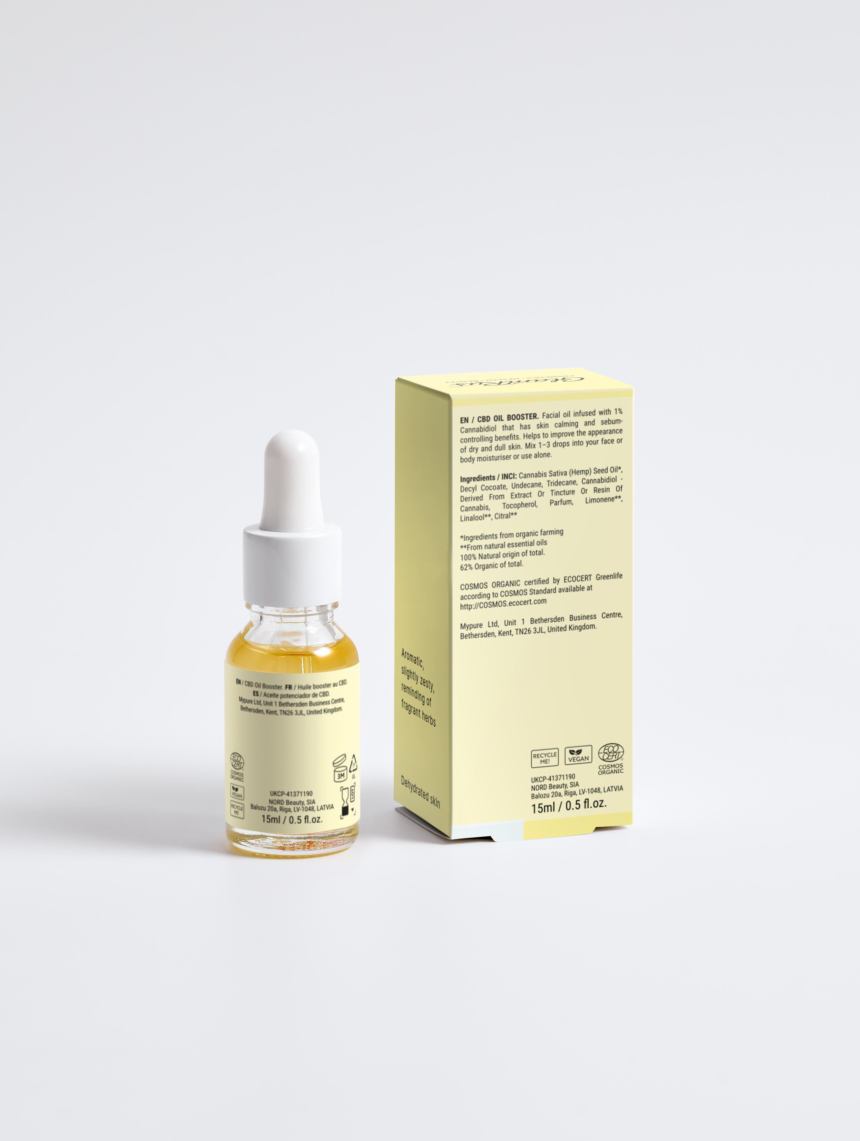 Glamrus Calming Facial Oil 15 ml / 0.51 fl oz (Clear Bottle)