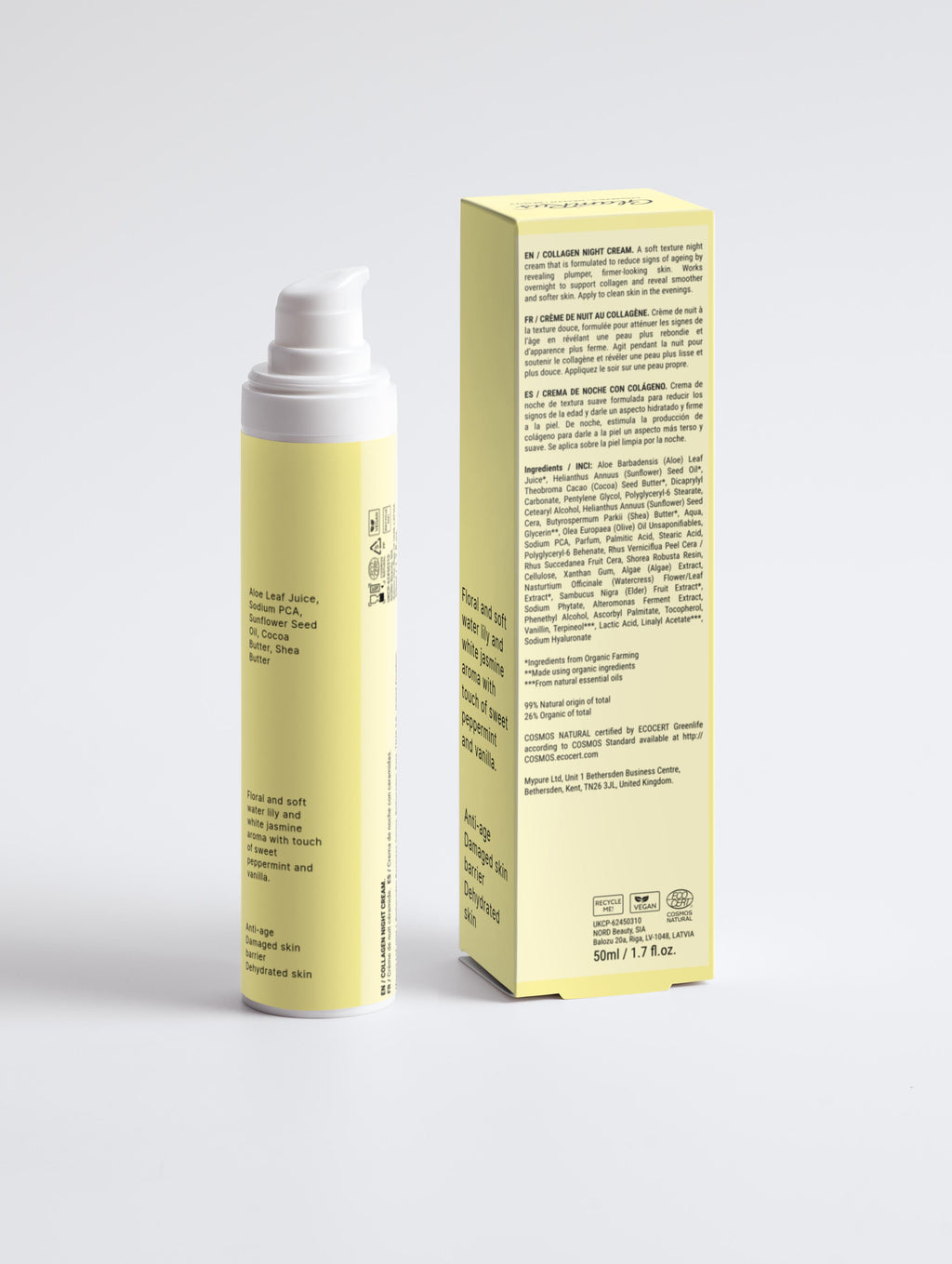 Glamrus Collagen Anti-Age Night Cream 50 ml / 1.69 fl oz