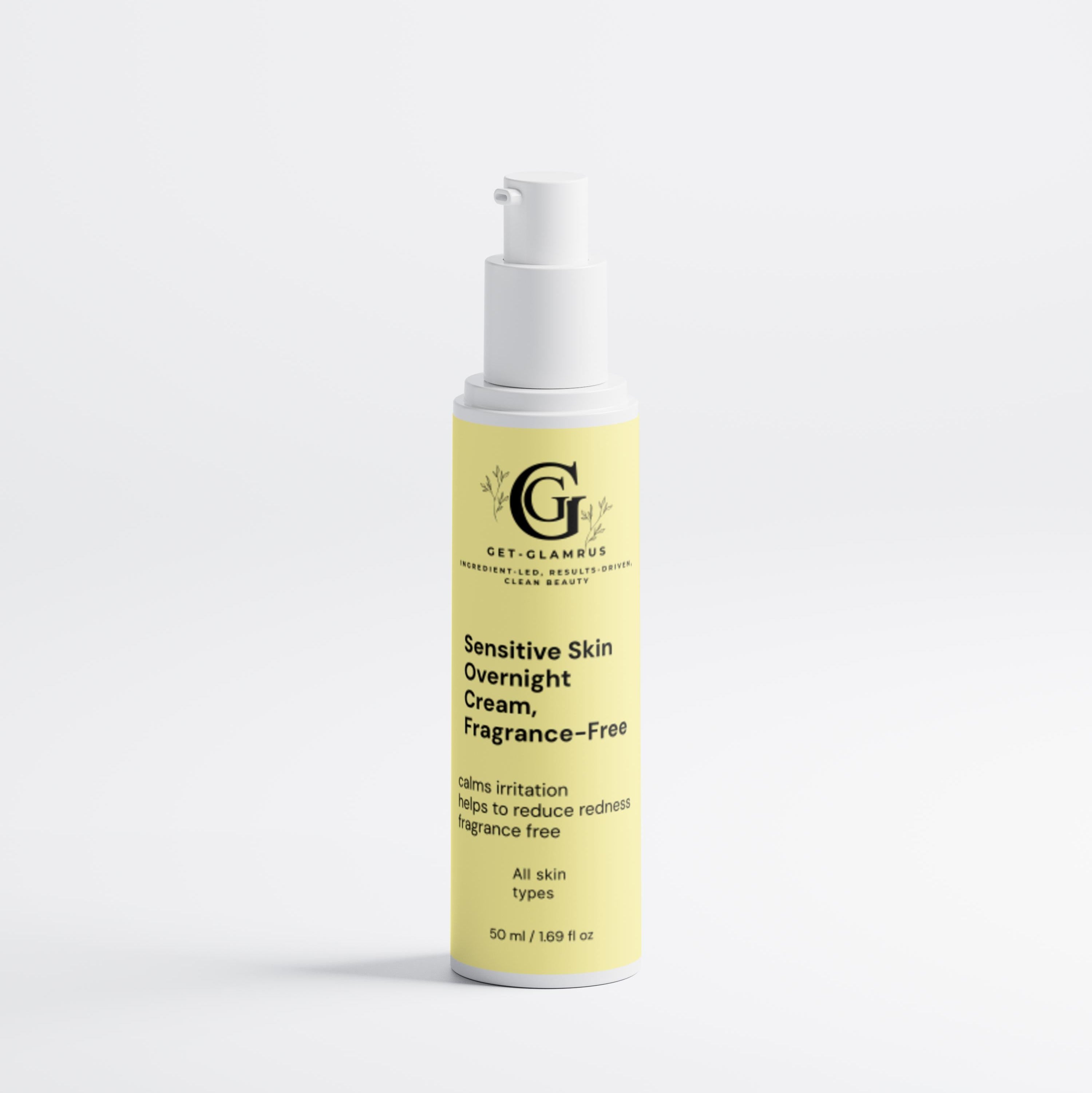 Sensitive Skin Overnight Cream, Fragrance-Free 50 ml / 1.69 fl oz