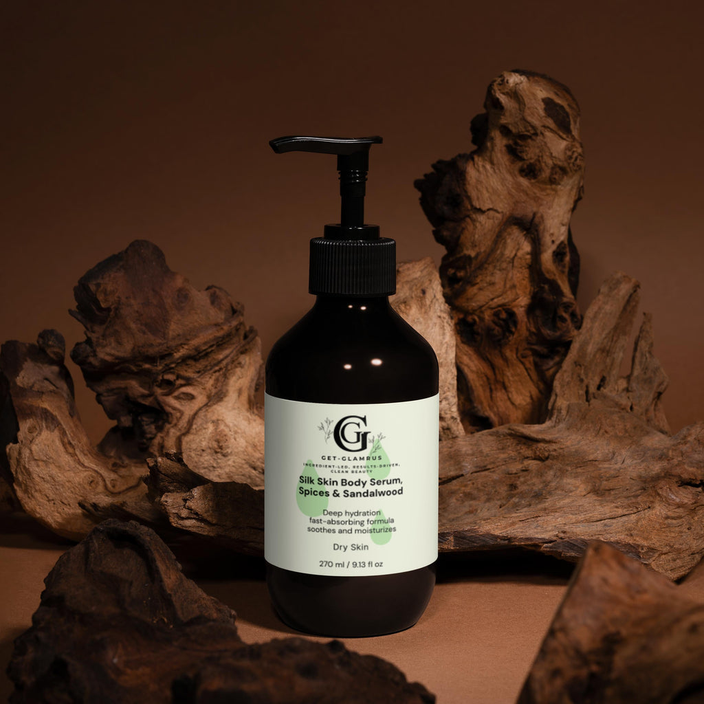 Silk Skin Body Serum, Spices & Sandalwood 270 ml / 9.13 fl oz