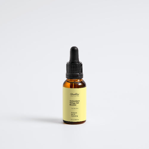 Antioxidant Ginkgo Gel Booster - Hydrating Face Serum 20ml (Amber Dropper Bottle)