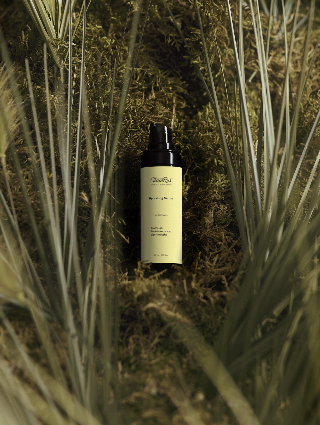 Glamrus Hydrating Serum 30 ml / 1.01 fl oz (Black Bottle)