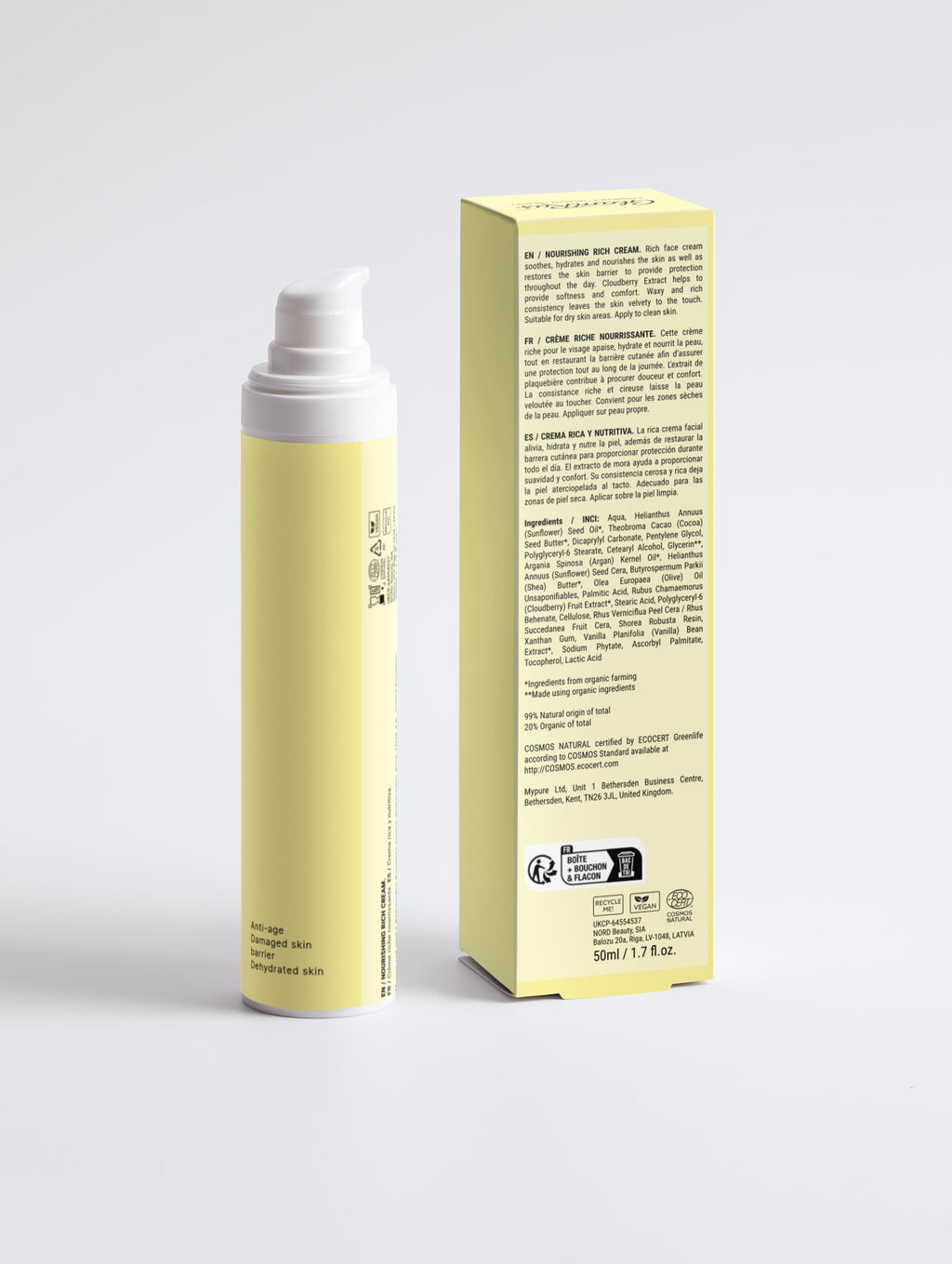 Glamrus Nourishing Rich Cream, Fragrance Free 50 ml / 1.69 fl oz